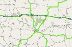 Travel Information Map by MoDoT